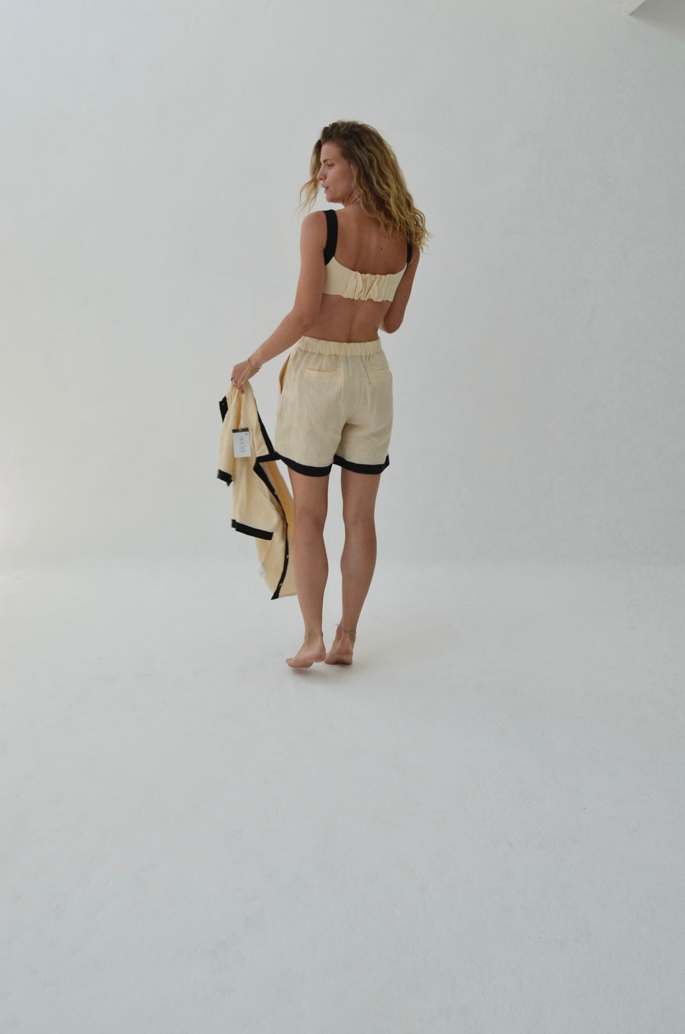 Cannes - Linen Bralette